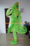 Chameleon character mascot costume