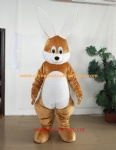 Brown rabbit mascot costume
