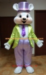 Bunny cartoon mascot costume