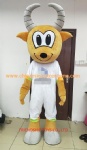 Goat plush mascot costume