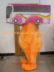 Bus character mascot costume