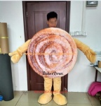 Baker Brun bread famous mascot costume