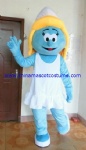 Smurfette movie cartoon mascot costume