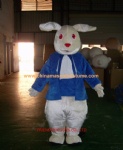 White rabbit character mascot costume