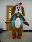 Santa Dog character mascot costume