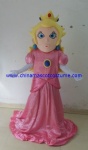 Aurora princess mascot costume,princess peach mascot costume 8