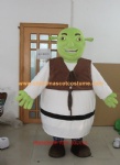 Shrek disney fur mascot costume
