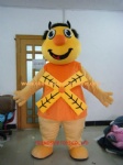 Monster with windmill fur mascot costume