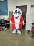 Red dress pill customized mascot costume