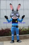 Judy cartoon mascot costume