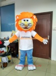 Beautiful lion animal mascot costume