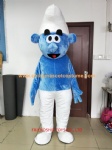 Brother Smurfs cartoon mascot costume