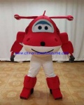 Super Wings Jett cartoon character mascot costume