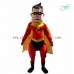 Customized superman cartoon mascot costume