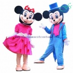 Mickey mouse and Minnie mouse character costume