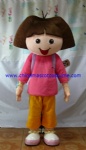 Dora the explorer plush mascot costume