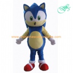 Sonic cartoon mascot costume, Sonic costume for adult
