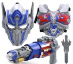 Transformers toy mask set genuine optimus prime bumblebee toys gun armor battle set children toys gift box optim