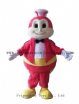 Jollibee mascot costume, Jolli bee cartoon mascot costume, Jollibee adult moving mascot costume