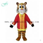 Circus tiger mascot, Circus tiger costume, tiger animal costume