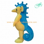 Sea horse animal costume, sea horse mascot costume