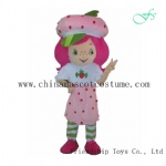 New design Strawberry Shortcake character costume, Strawberry Shortcake mascot costume