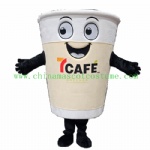 Brand New Coffee Cup Product Mascot costume, Customized Advertising Costume