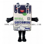 Custom Product E-bin Recycle Costume, Custom Design Costume For Business Usage