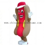 Hot Dog Custom Made Mascot Costume, Custom Design Hot Dog Professional Character Costume