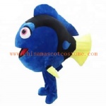 Custom Blue Fish Animal Costume, Custom Design Costume For Party Usage