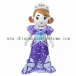 Princess Sofia Character Mascot Costume, Unisex Character Costume for Party Use, Cartoon Character Costume