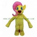 Yello Lillte Ponyy Dress character costume, Party custom mascot costume for Rental Use