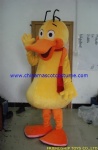 Yellow duck mascot costume
