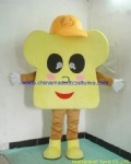 Bread mascot advertisement costume