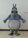 Madagascar hippo mascot costume
