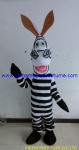 Madagascar Zebra mascot costume
