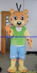 Leopard fancy dress mascot costume