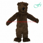 Brown bear mascot costume