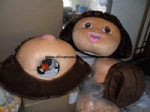3D Dora the explorer mascot costume