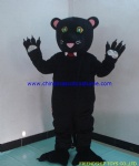 Black leopard,black panther plush mascot costume