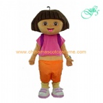 3D Dora cartoon mascot costume