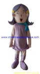 Customized lady mascot costume