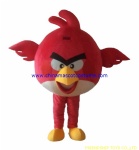 Red bird angry bird mascot costume