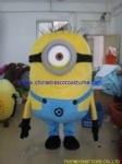 Minion cartoon mascot costume