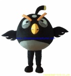 Angry bird black bird mascot costume