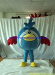 Angry bird blue bird mascot costume