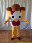 Fried chicken customized mascot costume