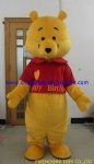 Winnie the pooh character mascot costume