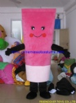 Skin cream bottle mascot costume