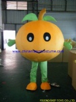 Oranges and tangerines food mascot costume